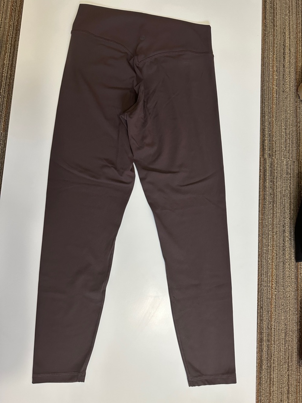 Women's Dark Brown Strappy Sports Bralette & Leggings Set - Picture 2 of 3